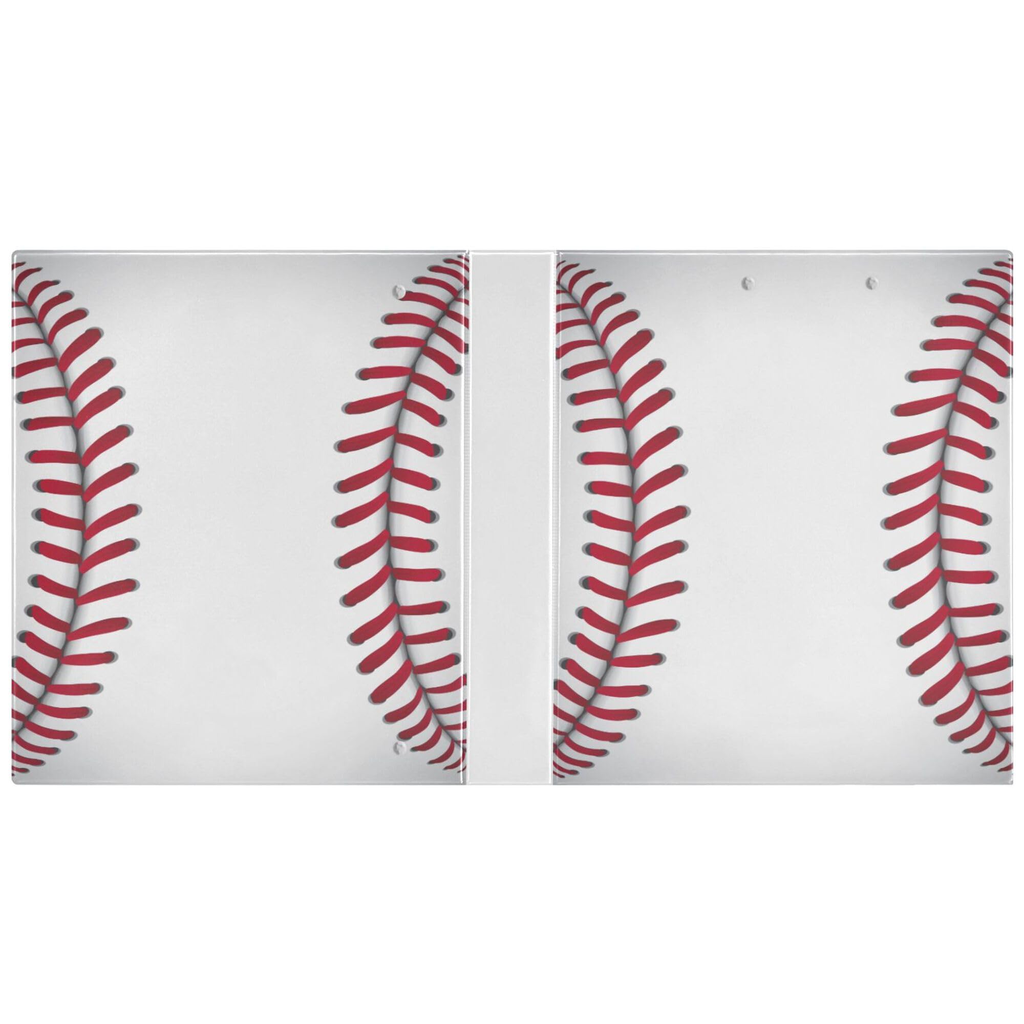 Foto 3 pulgar | Portapapeles Wamika Baseball Con Rayas Rojas Y Blancas De 4 Cm - Venta Internacional.
