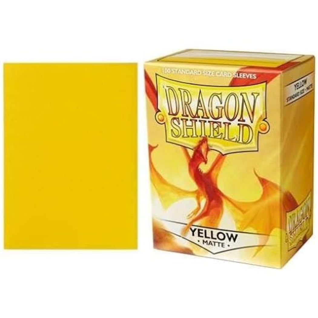 Foto 2 pulgar | Fundas Para Tarjetas Dragon Shield  Color Amarillo Mate  100 Quilates  Tamaño Estándar - Venta Internacional.