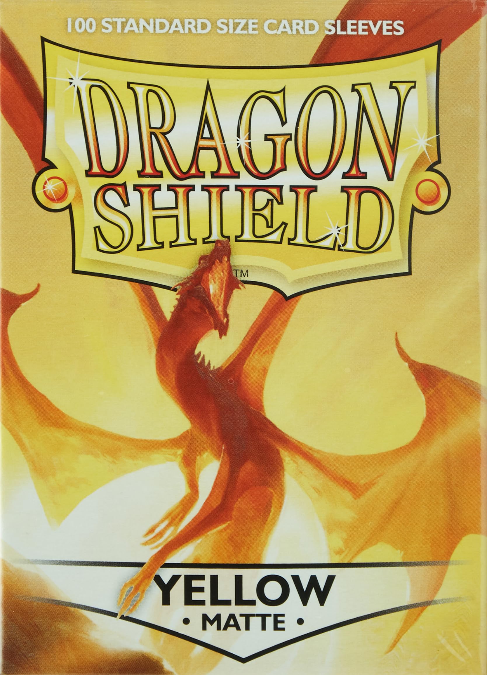 Foto 3 pulgar | Fundas Para Tarjetas Dragon Shield  Color Amarillo Mate  100 Quilates  Tamaño Estándar - Venta Internacional.