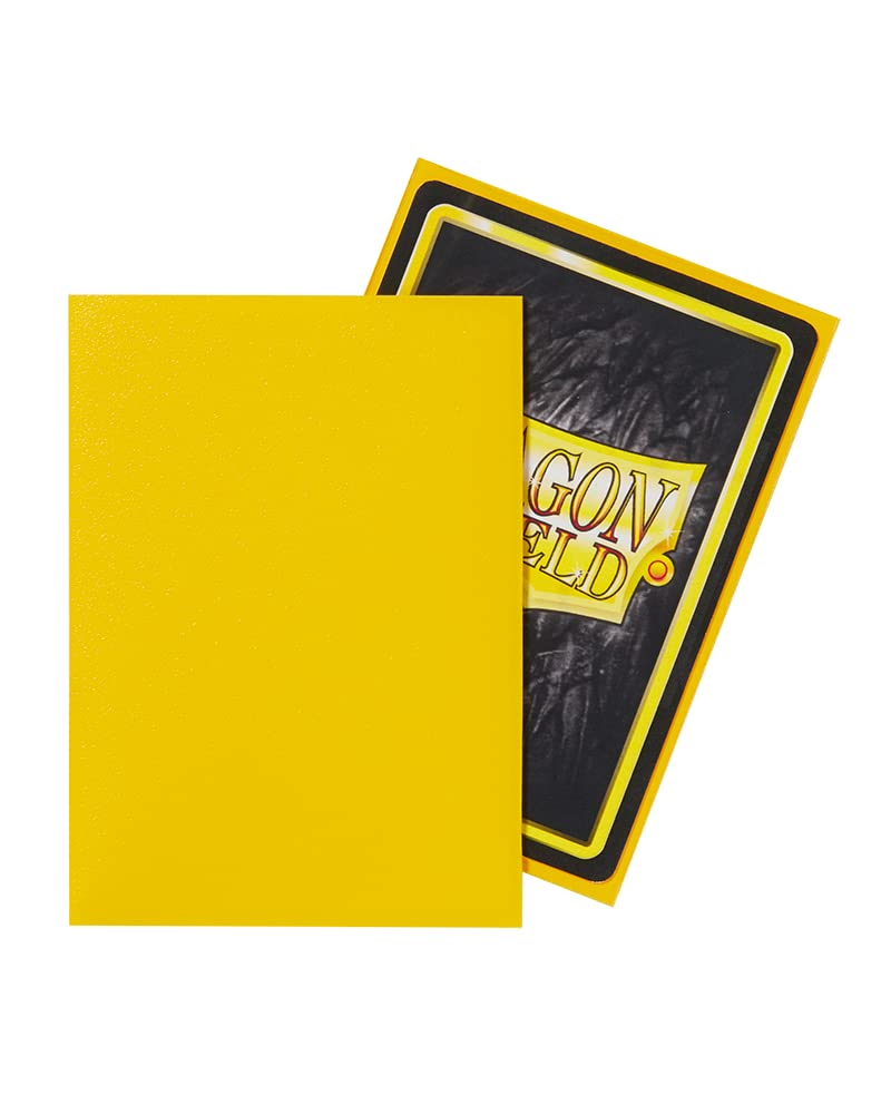 Foto 5 pulgar | Fundas Para Tarjetas Dragon Shield  Color Amarillo Mate  100 Quilates  Tamaño Estándar - Venta Internacional.