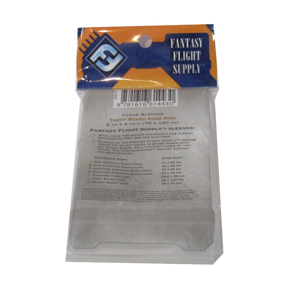 Foto 2 | Fundas Para Cartas Fantasy Flight Games Tarot (paquete) - Venta Internacional.