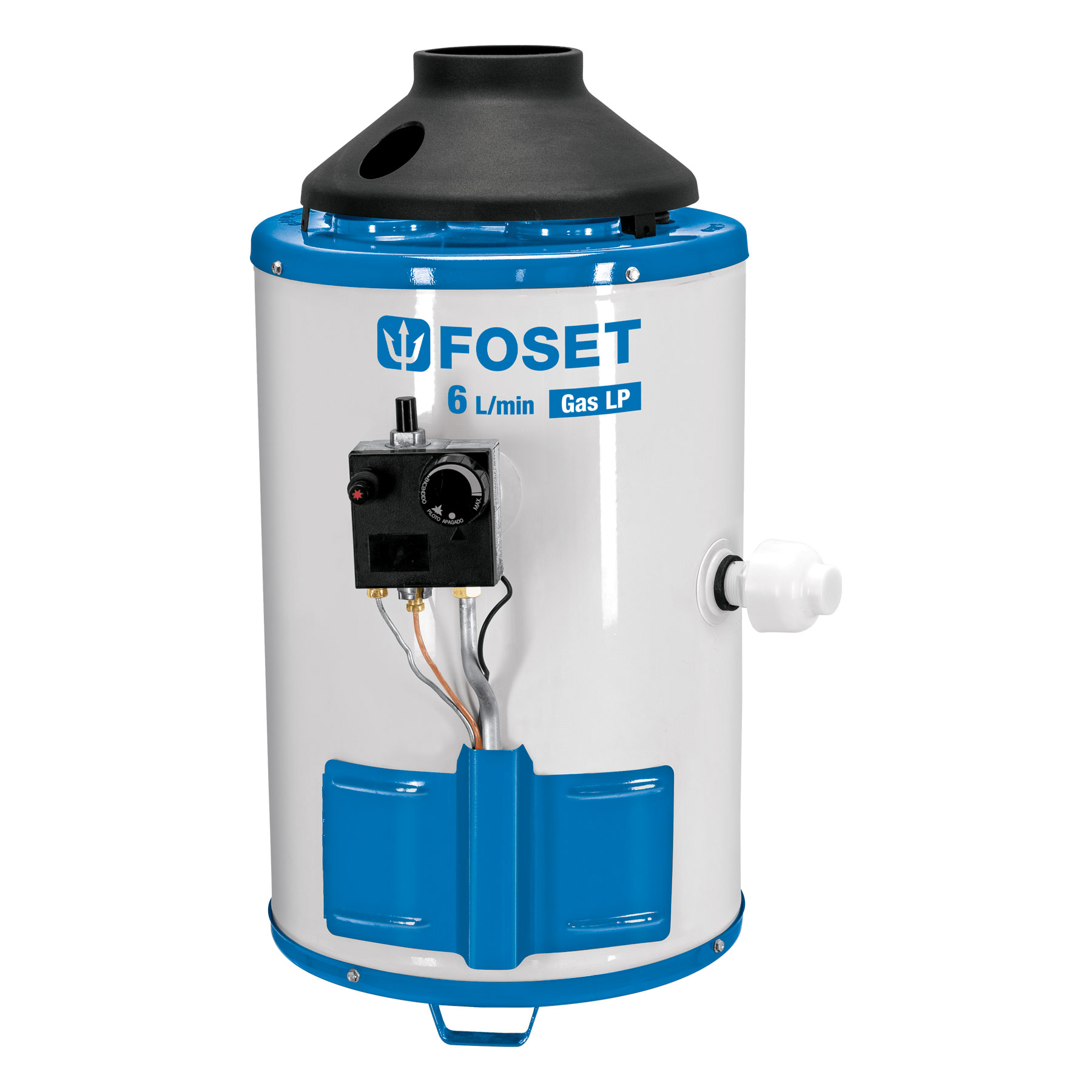 Foto 1 | Calentador de paso Foset 6L gas L.P. piezo eléctrico