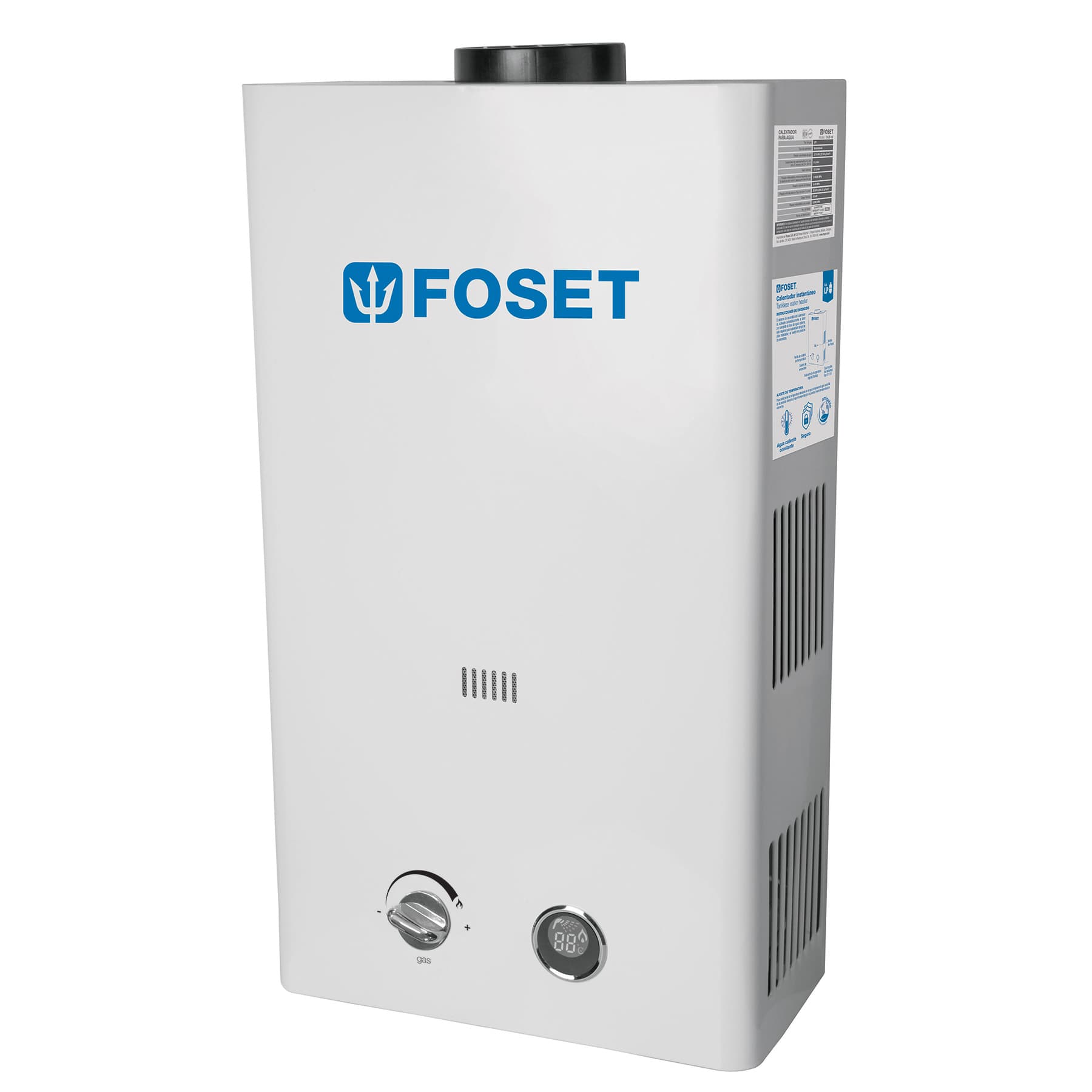 Foto 1 | Calentador de Agua de Paso Foset CALE-13I-N de Gas Natural 13L