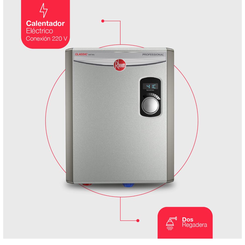 Foto 2 | Calentador Instantáneo de Agua Eléctrico Rheem RTX3-18 220 V 2 Servicios