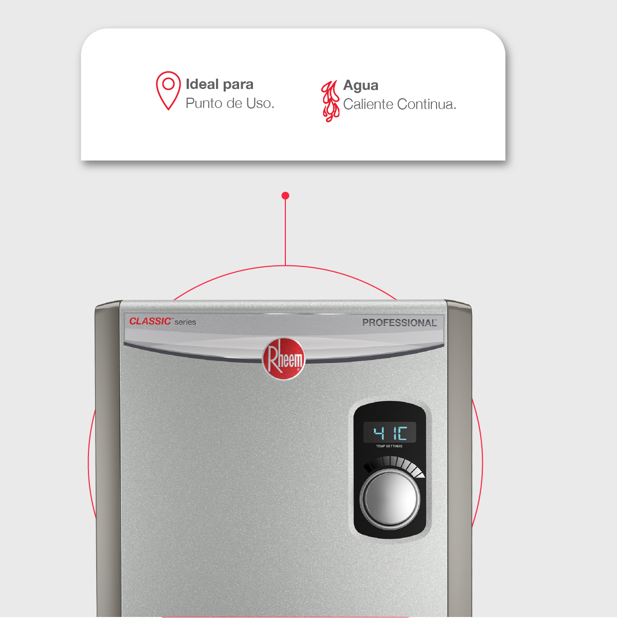 Foto 5 | Calentador Instantáneo de Agua Eléctrico Rheem RTX3-18 220 V 2 Servicios