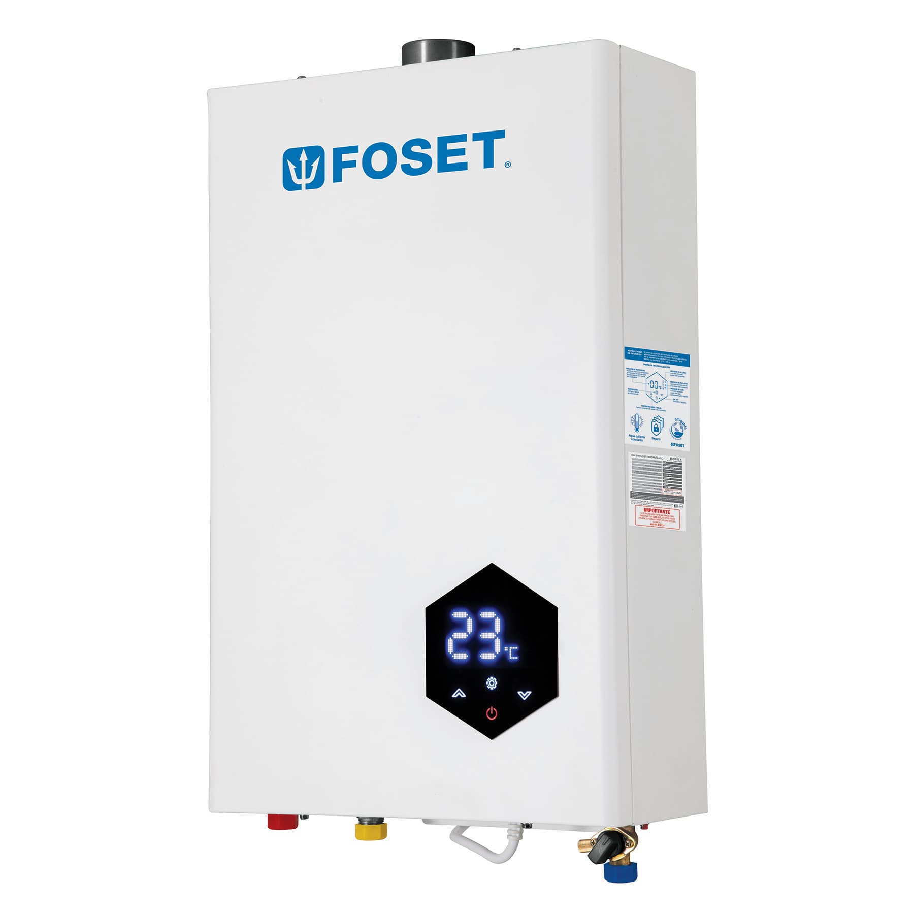 Calentador Instantáneo Modulante Foset 16 L 3 Servicios Gas Lp