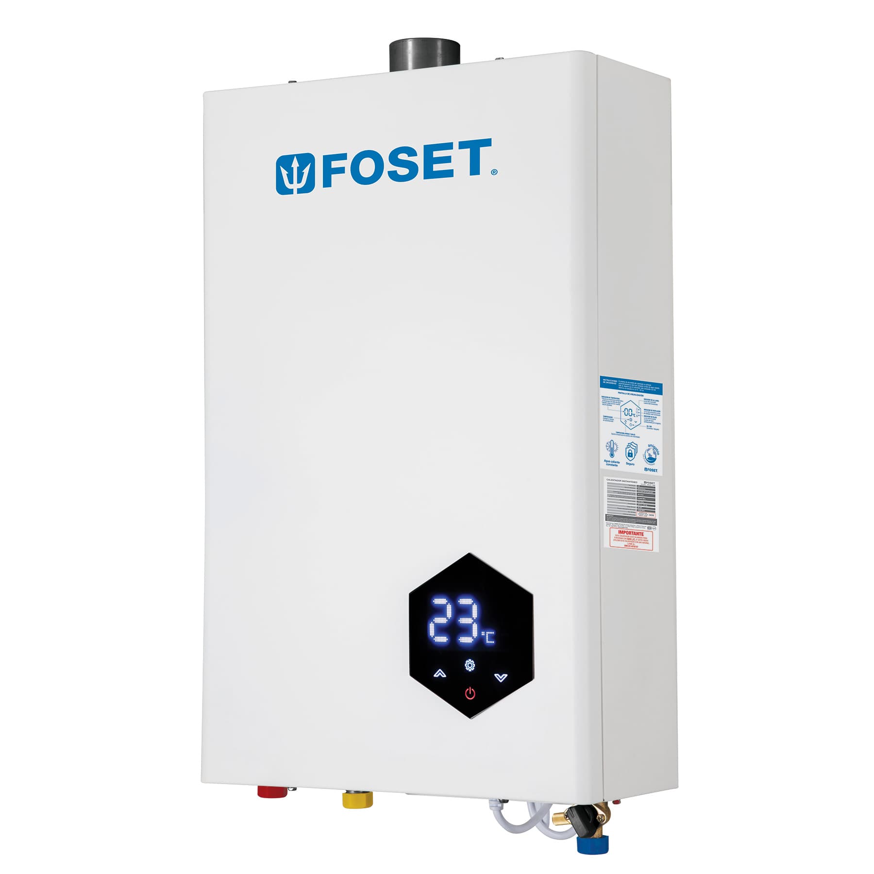 Calentador Instantáneo Modulante Foset 14 L 2 Servicios Gas Lp