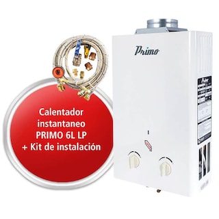 Foto 2 | Kit Calentador Instantáneo Primo 268813 color Blanco Gas LP más Kit de Instalación