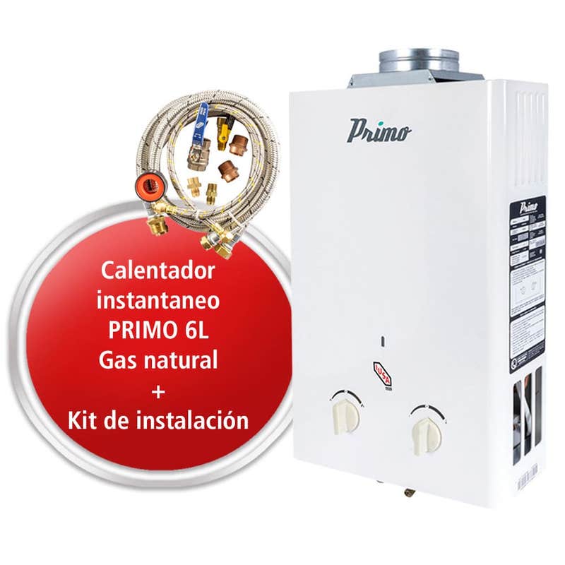 Foto 3 pulgar | Kit de Calentador Instantáneo Primo Gas Natural + Kit de Instalación