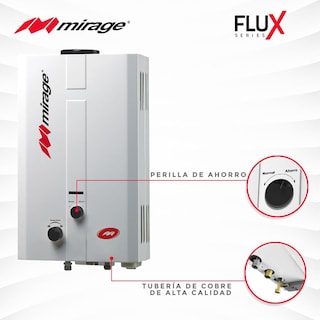 Foto 2 | Boiler De Paso Mirage Flux 6 Litros Por Minuto P/gas Natural