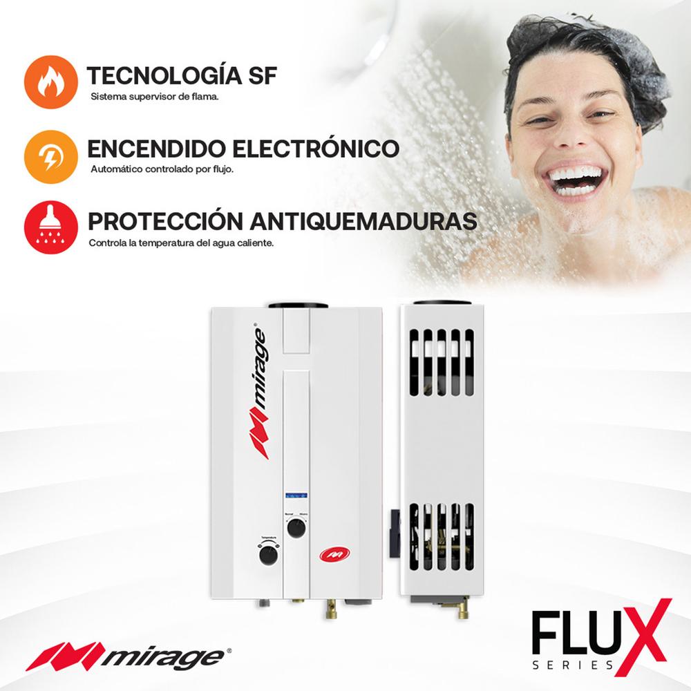 Foto 4 pulgar | Boiler De Paso Mirage Flux 6 Litros Por Minuto P/gas Natural