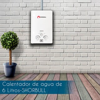 Foto 8 | Calentador de Paso Shorbull Instantáneo Gas LP 6 L