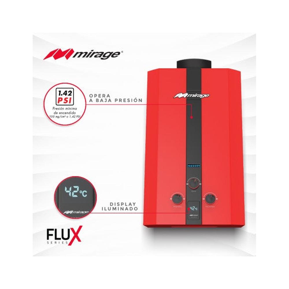 Foto 5 pulgar | Boiler de Paso Mirage Flux 6 Litros por Minuto Rojo Gas LP