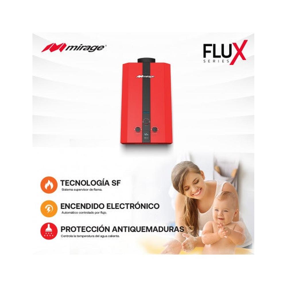 Foto 6 pulgar | Boiler de Paso Mirage Flux 6 Litros por Minuto Rojo Gas LP