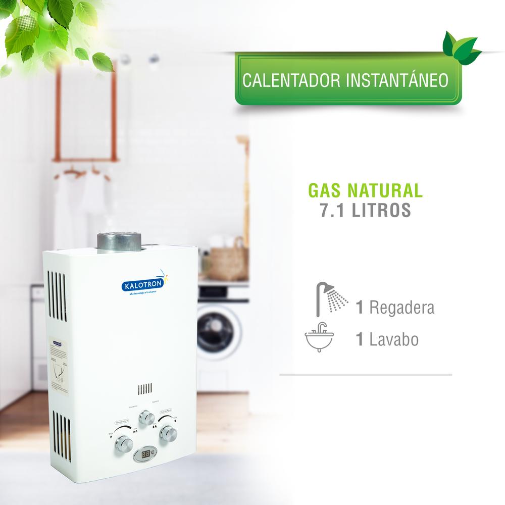 Foto 2 | Calentador Instantáneo Gas Natural 7 L 1.5 Servicios Kalotron Ingusa