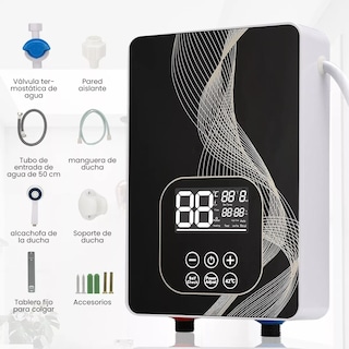Foto 2 | Inteligente Eléctrico Calentador de Agua Instantáneo Eo Safe Imports Esi-15991 Negro