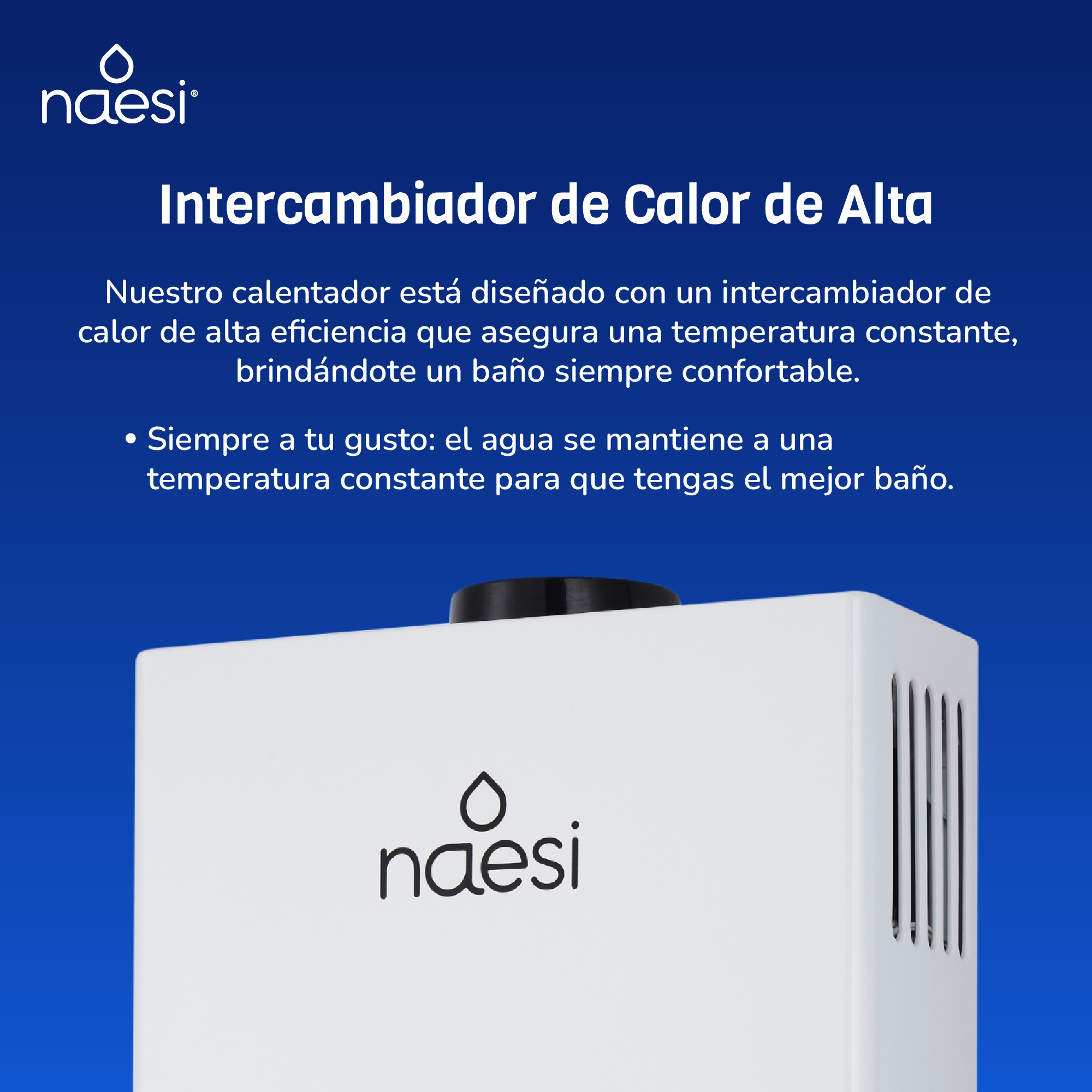 Foto 7 pulgar | Calentador De Agua Instantaneo 2 Servicios Gas Natural Naesi An202gn Blanco