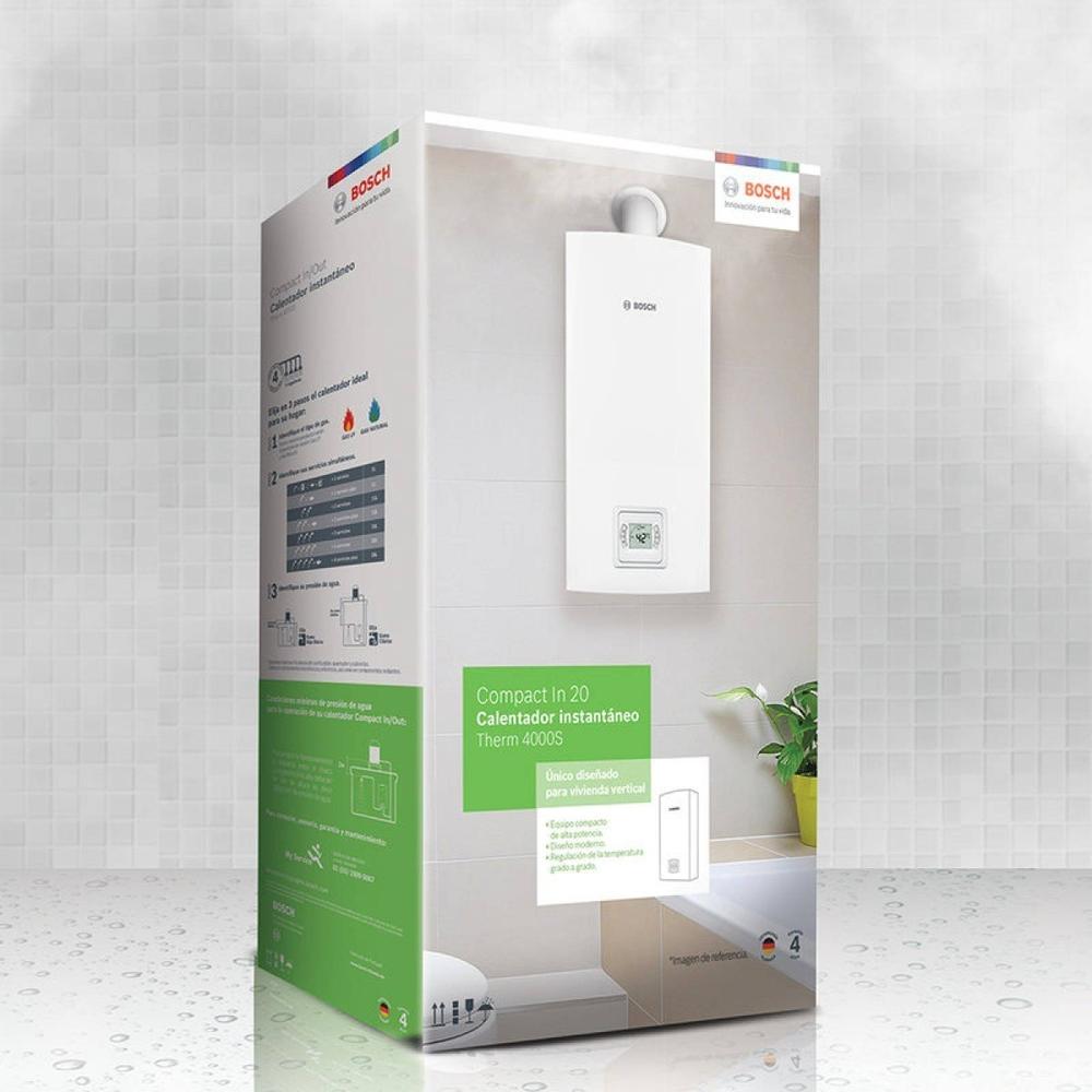 Foto 5 pulgar | Calentador Bosch Compact In 20 L 4 Serv Gas Lp