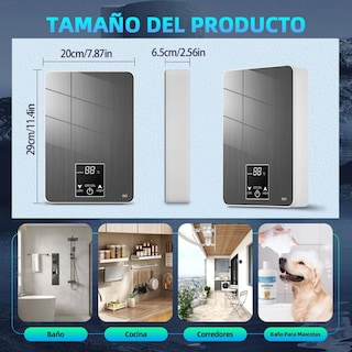 Foto 2 | Calentador de Agua de Paso Eléctrico Eo Safe Imports Esi-18831 Blanco