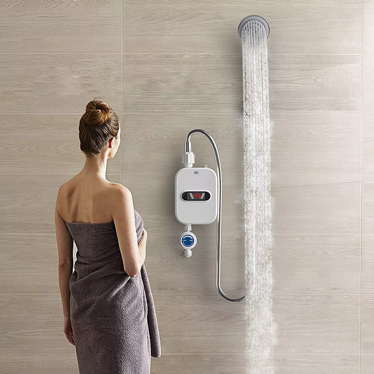 Foto 3 | Calentador De Agua Eléctrico Instantáneo Blanco 127v Eo Safe Imports Esi-18830 Blanco