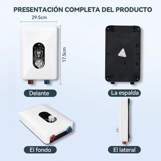 Foto 3 | Calentador De Agua Instantaneo Almacenar Agua Eo Safe Importsesi-20259 Blanco
