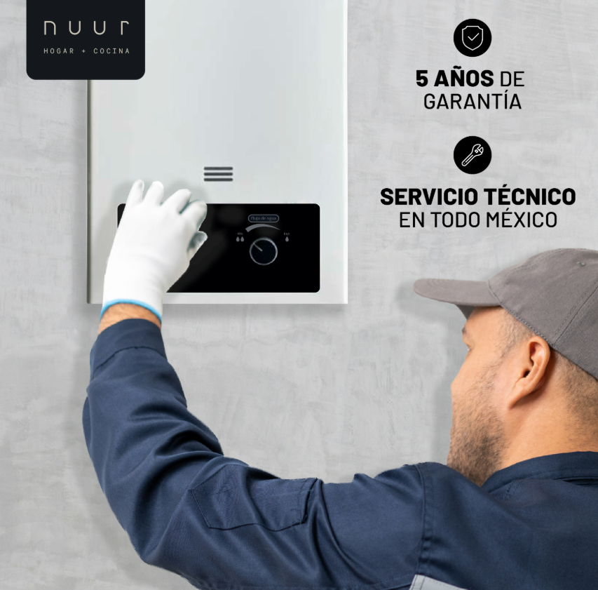 Foto 4 pulgar | Nuur Calentador Instantáneo 12l Calin12nat