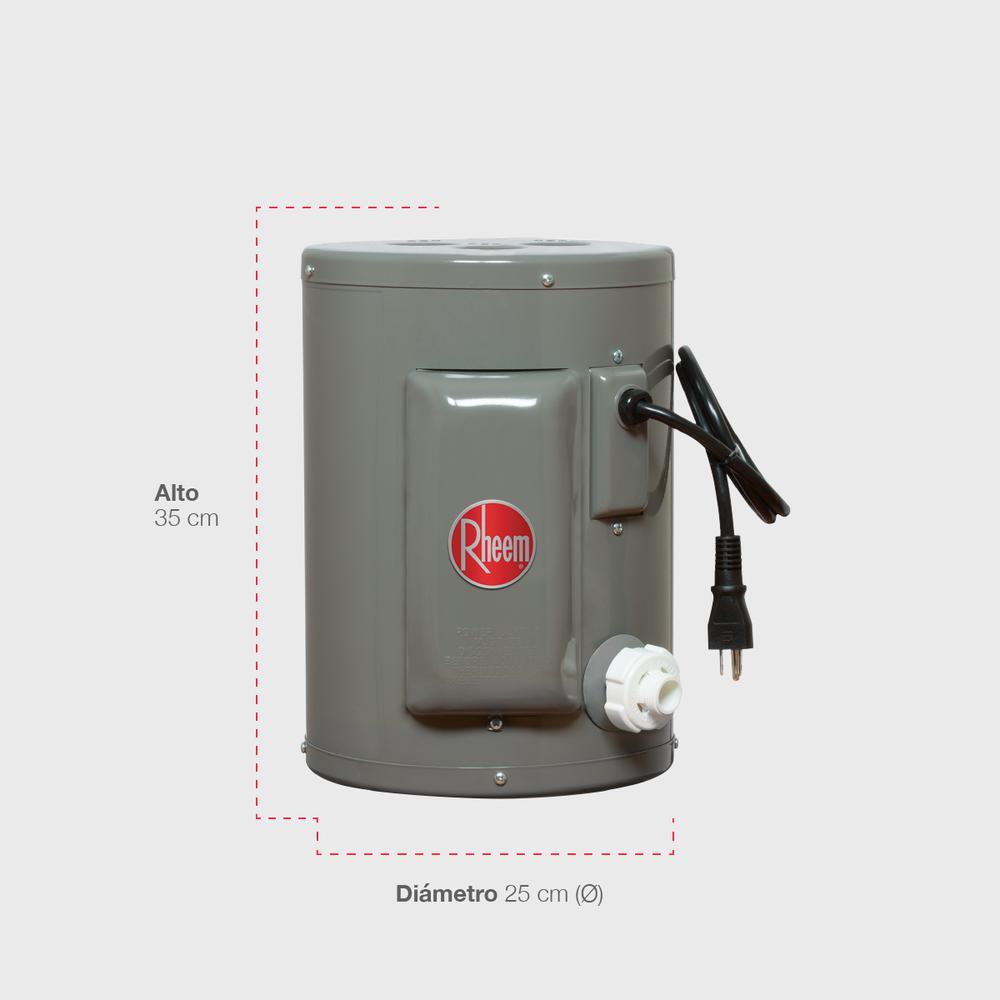 Foto 4 | Calentador de Agua de Depósito Eléctrico Rheem 89VP2/415475 color Gris 110 V 9 Litros 0.5 Servicio