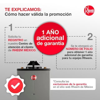 Foto 3 | Calentador De Agua Depósito Eléctrico Mural 50 Litros 127 V 1.5 Servicios