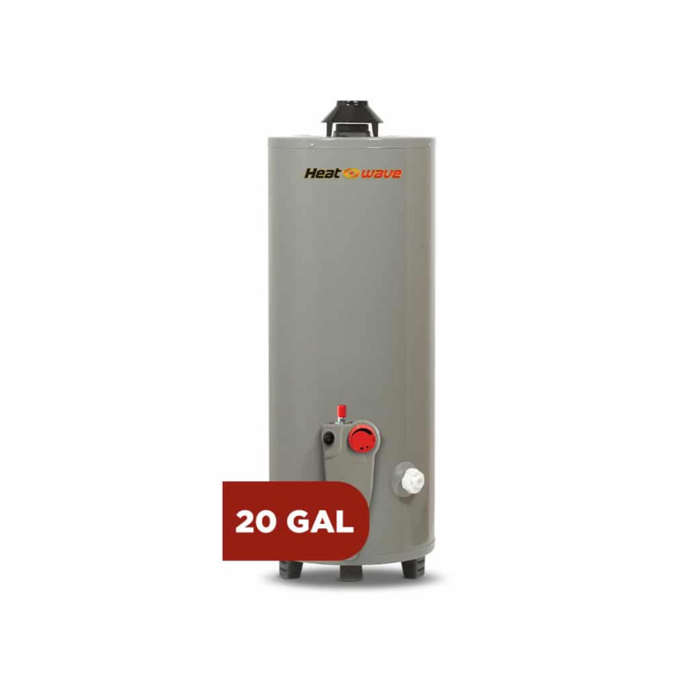 Calentador de Agua Heatwave 20 Galones Gas Natural