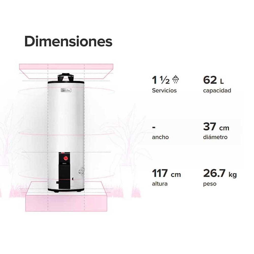Foto 6 pulgar | Calentador de Agua Calorex 15 Galones G-15 Lp Maximus