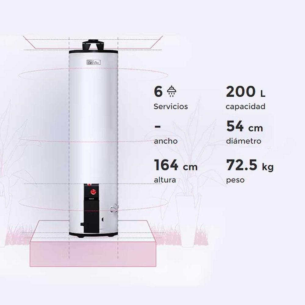 Foto 6 pulgar | Calentador de Agua Calorex 60 Gal G-60 Lp Maximus