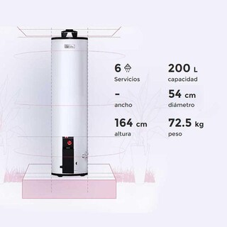 Foto 5 | Calentador de Agua Calorex 60 Gal G-60 Lp Maximus