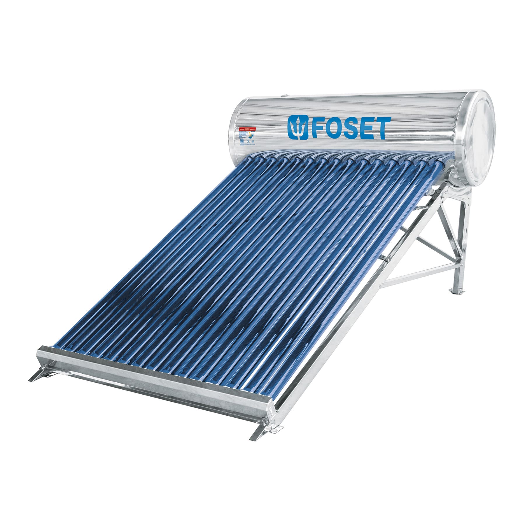 Calentador Solar de Agua Foset de 15 Tubos 180 L