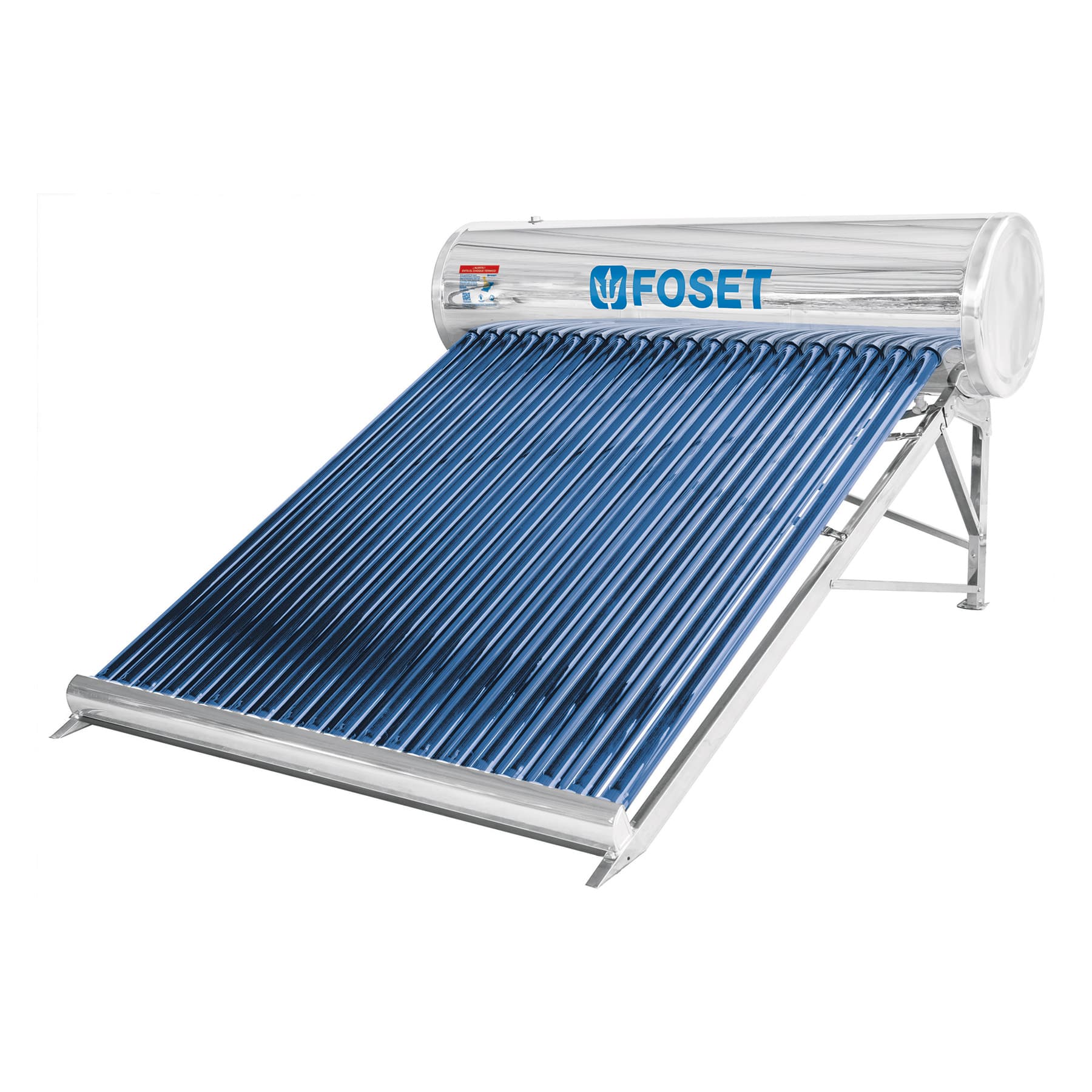 Calentador Solar de Agua Foset de 20 Tubos 240 L 7 Personas