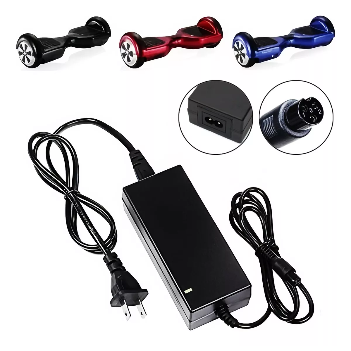 Foto 5 pulgar | Cargador Para Patineta Eléctrica Hoverboards Eo Safe Imports Esi-10582 Negro