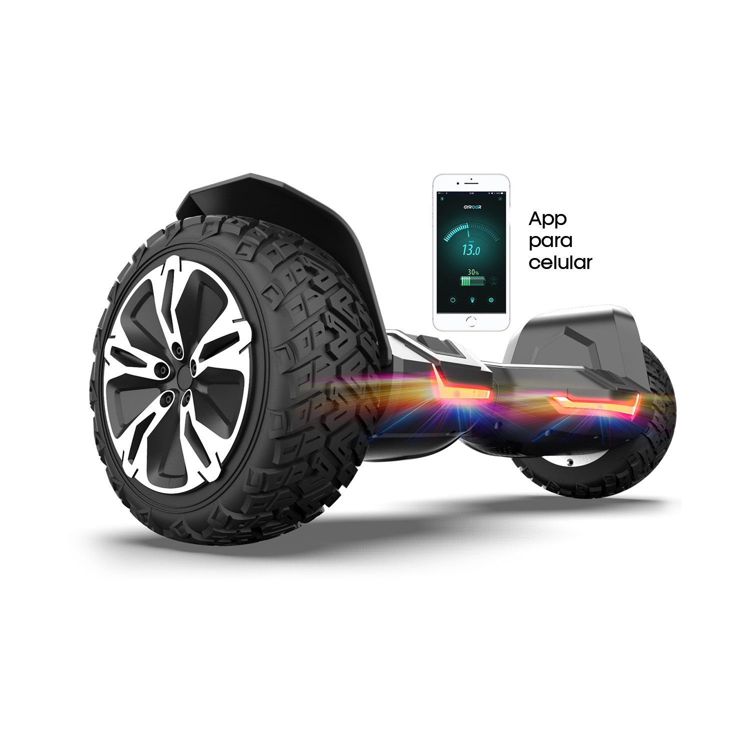 Foto 2 | Hoverboard Bluetooth 16km/h Moboss G2 Negro