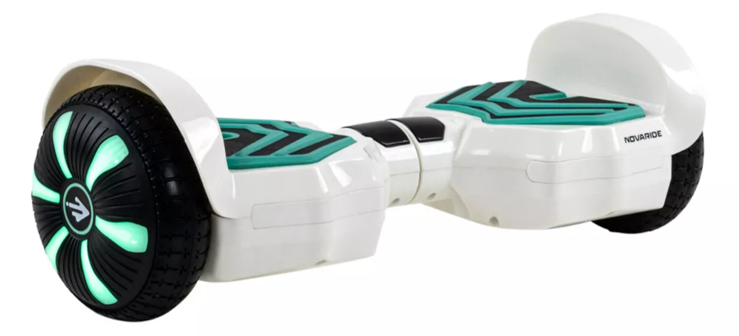 Hoverboard Eléctrico Gaon Legacy Hover Air Blanco Con Luces Led