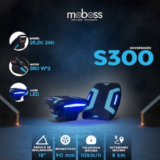 Foto 7 | Hoverboard Hovershoes Moboss S300 Negro 10 Km/h
