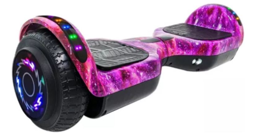 Foto 2 pulgar | Patineta Electrica Waashit Hoverboard Con Bluetooth Y Luces Led Morada