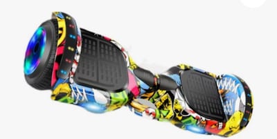Foto 1 | Patineta Eléctrica Waashit Hoverboard Con Bluetooth Y Luces Led Amarilla