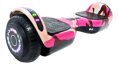 Foto 1 | Patineta Electrica Waashit Hoverboard Bluetooth y Luces Led Rosa