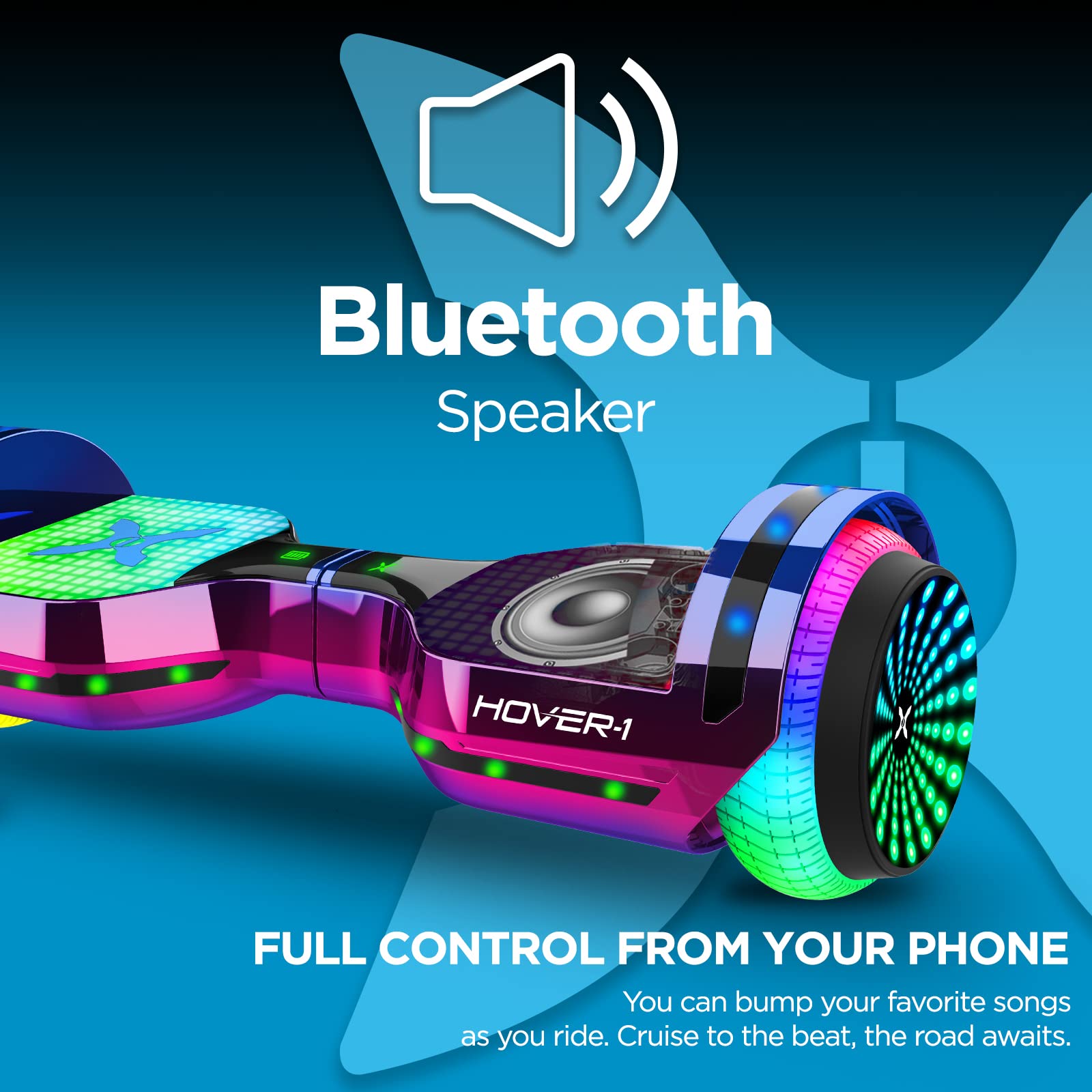 Foto 7 pulgar | Patinete Eléctrico Hoverboard Hover-1 Astro Con Bluetooth - Venta Internacional.