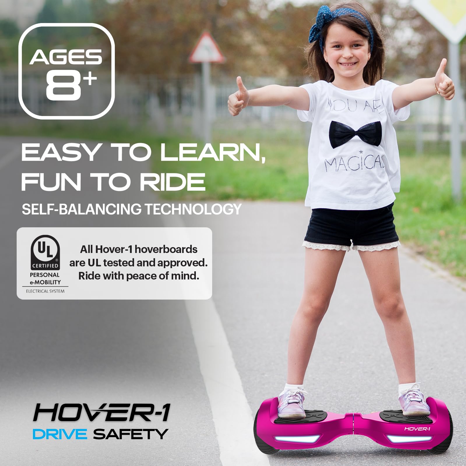 Foto 5 pulgar | Hoverboard Hover-1 Drive Eléctrico Con Autoequilibrio A Una Velocidad De 7 Mph - Venta Internacional.