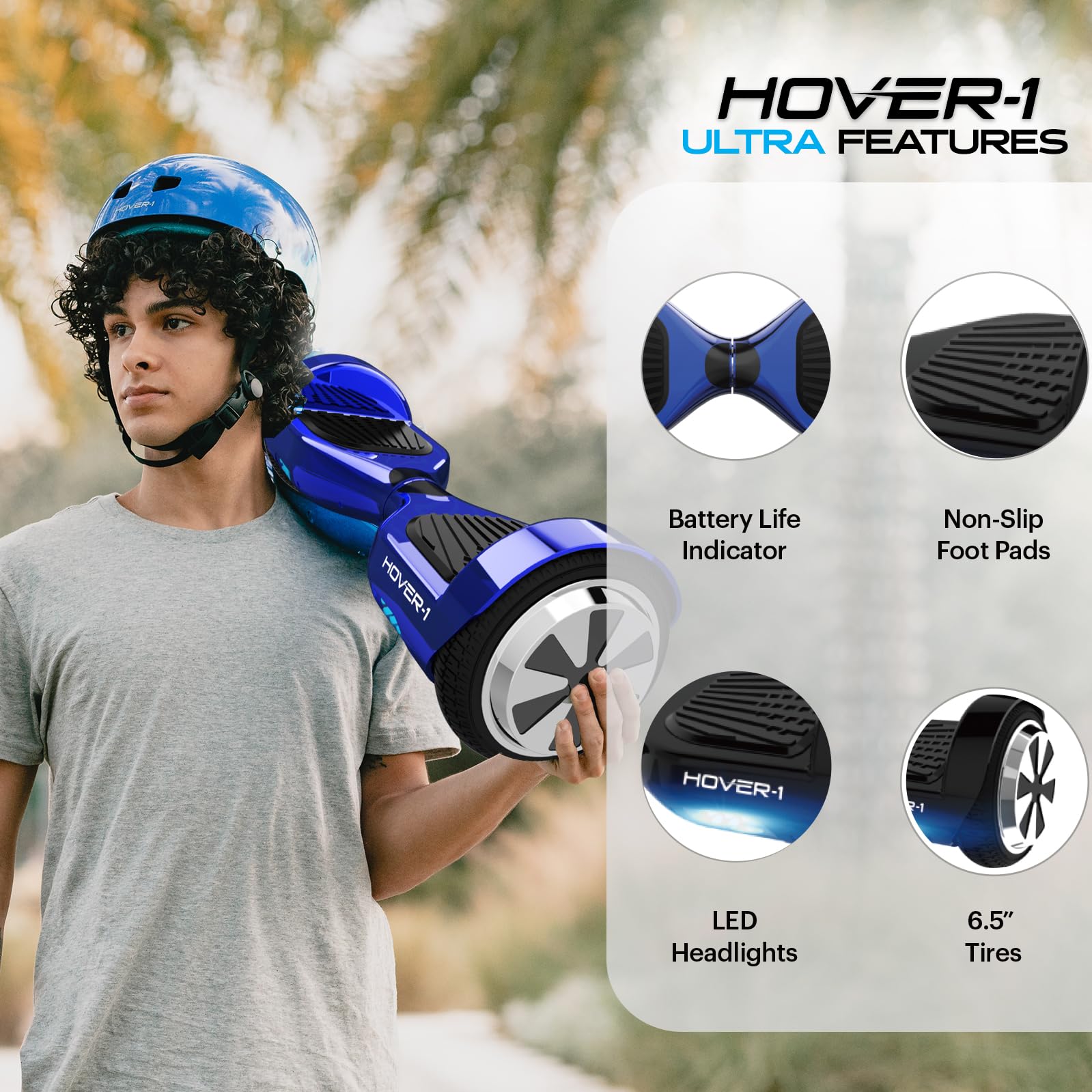 Foto 4 pulgar | Patineta Eléctrica Hover-1 Negra-Venta Internacional