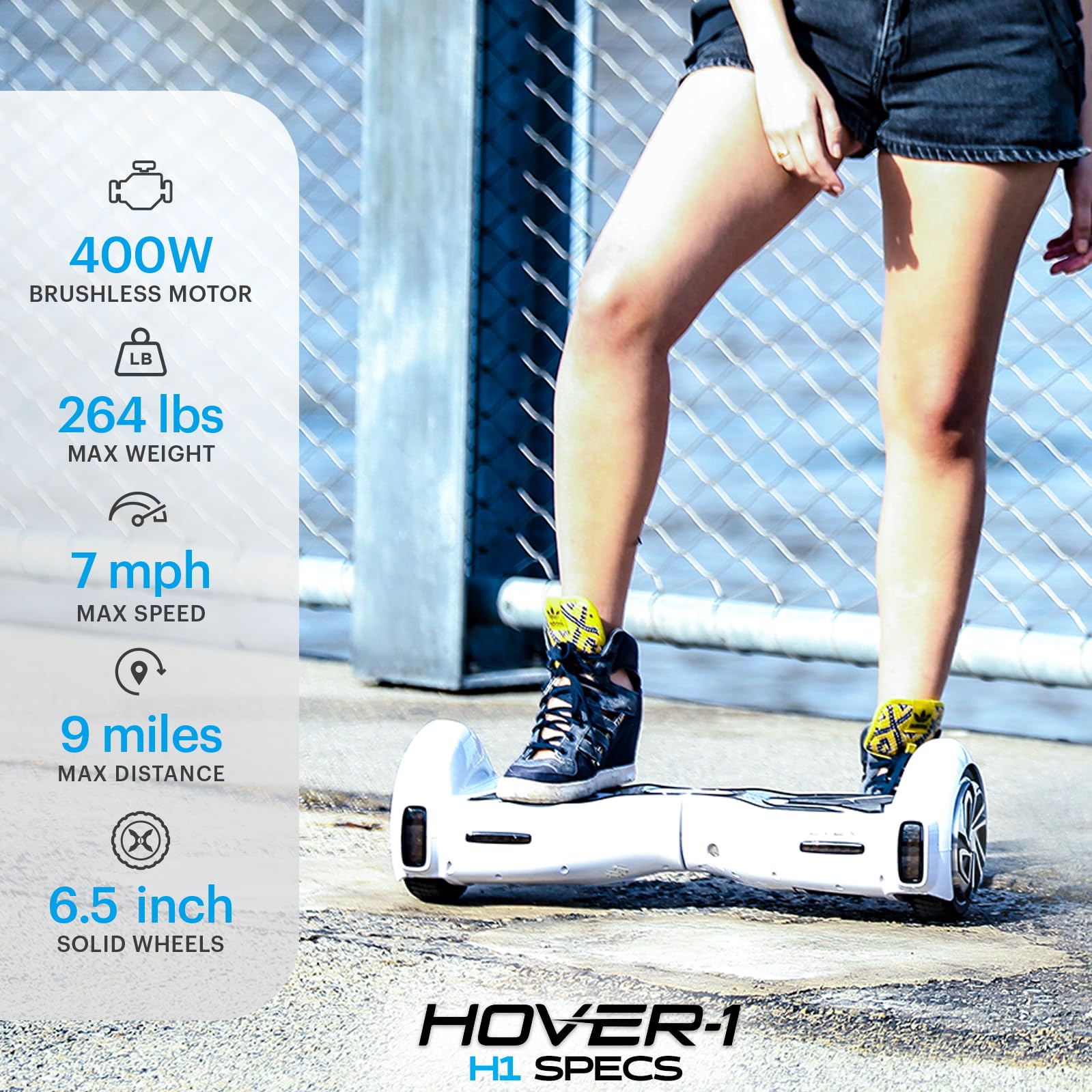 Foto 3 pulgar | Patineta Eléctrica Hover-1 Blanca-Venta Internacional
