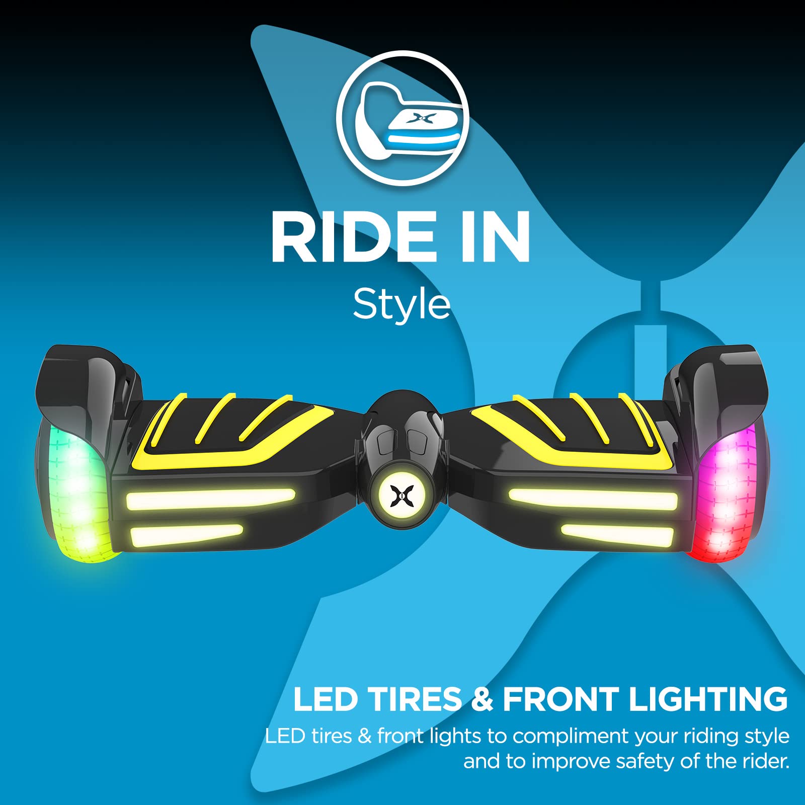 Foto 6 pulgar | Hoverboard Eléctrico Hover-1 Ranger + Negro 9 Mph 14.5 km - Venta Internacional
