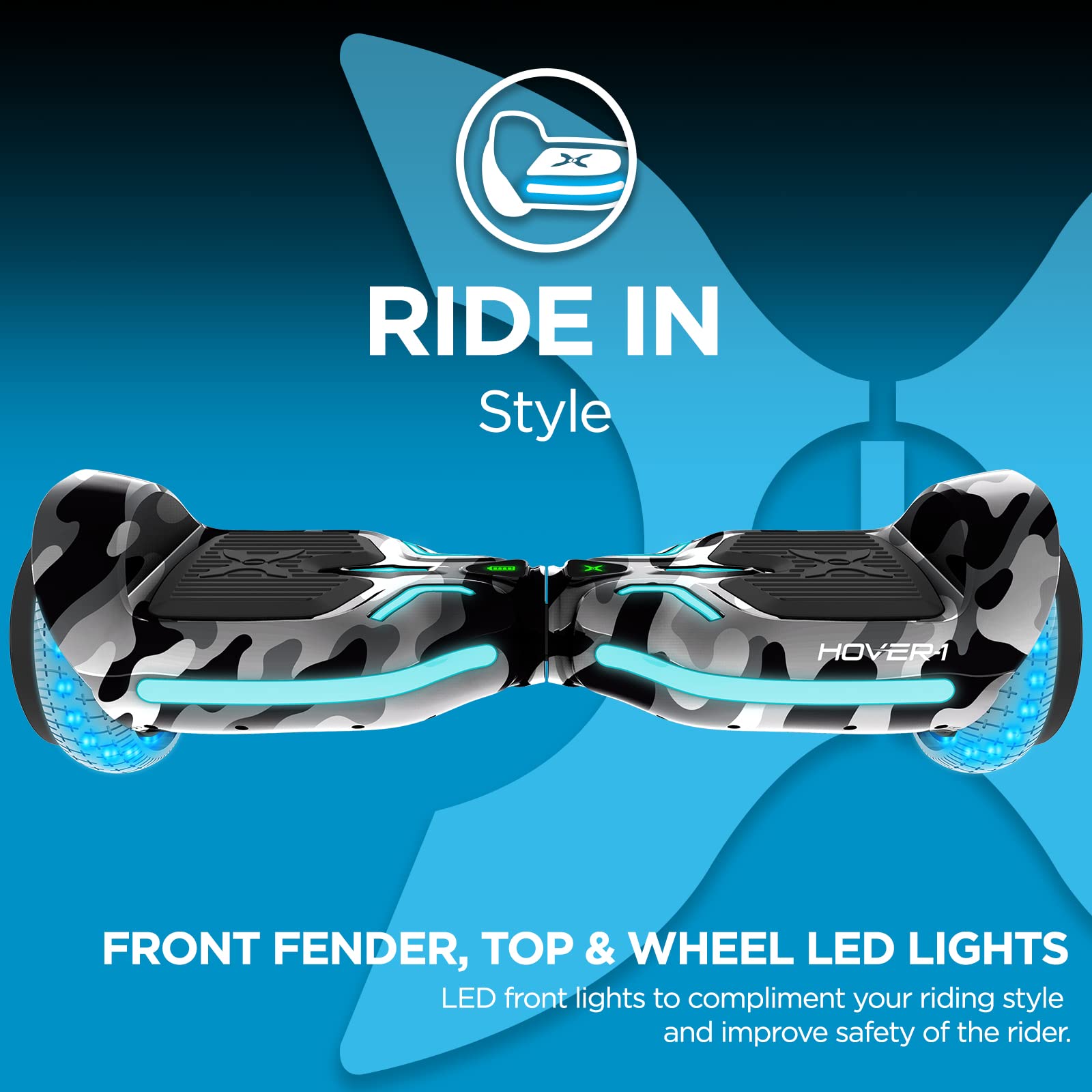 Foto 6 pulgar | Hoverboard Eléctrico Hover-1 I100, 7 Mph, Velocidad Máxima, Alcance De 10 Km - Venta Internacional.