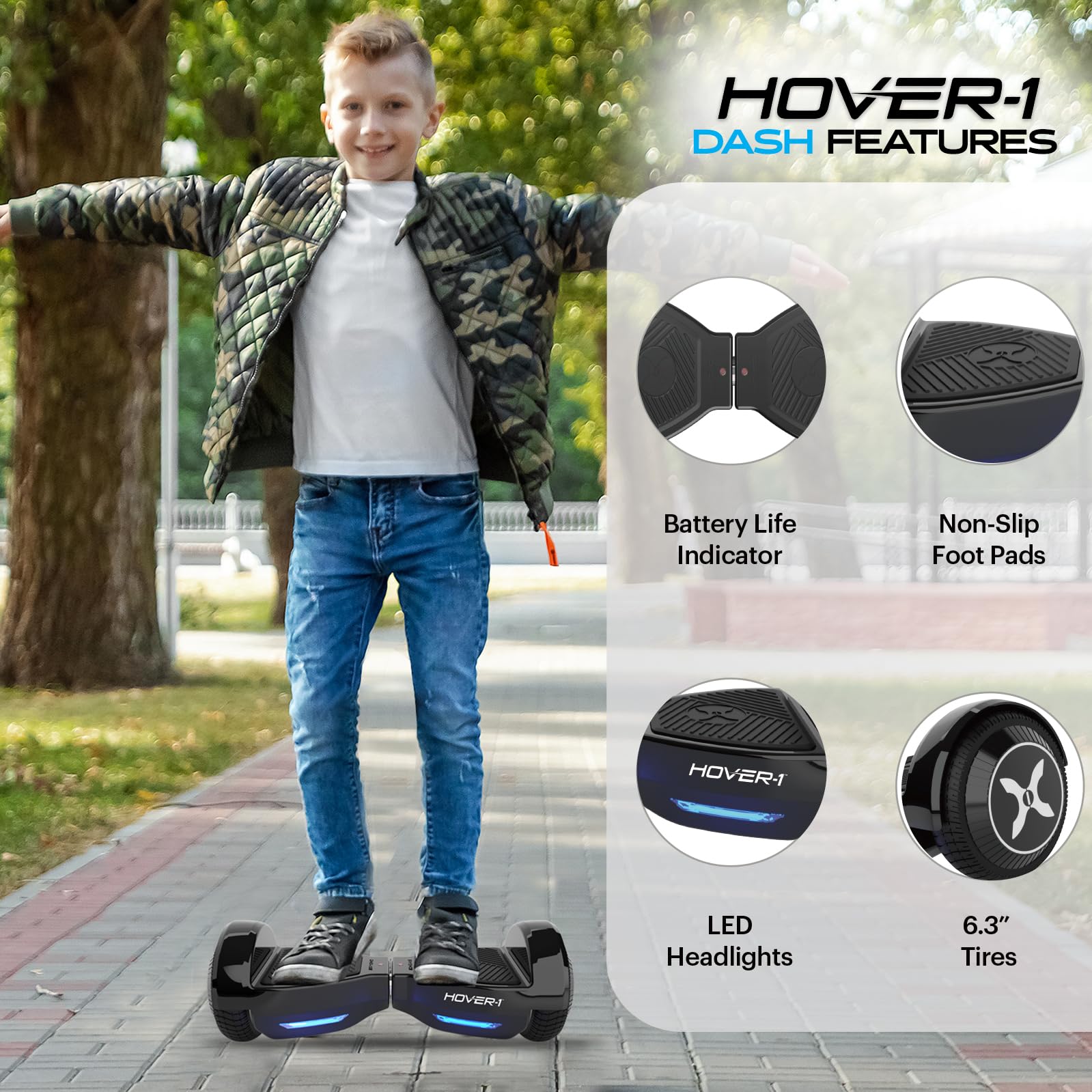 Foto 4 pulgar | Patinete Eléctrico Autoequilibrado Hoverboard Hover-1 Dash - Venta Internacional.