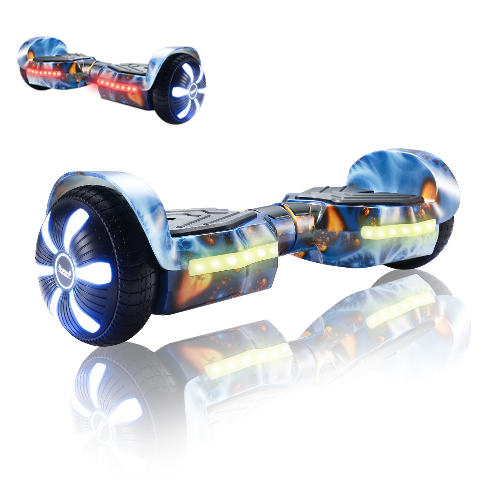 Foto 2 pulgar | Hoverboard Eléctrico Infantil Honey Whale K1 Azul Estrella