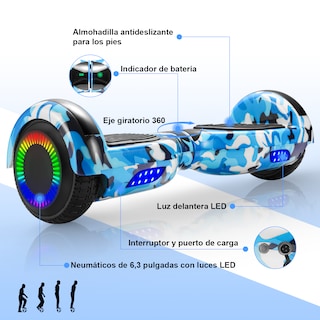 Foto 2 | Hoverboard Eléctrico Infantil Z1 Max Azul
